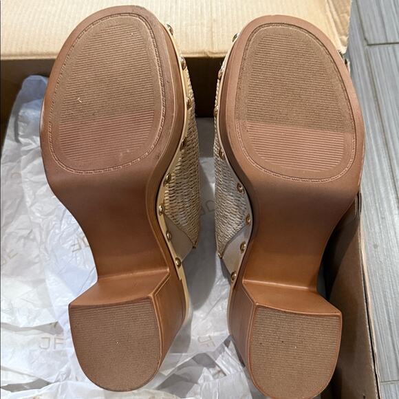 JUSTFAB Penelope Block Heeled Mule size 7.5 - Picture 10 of 11